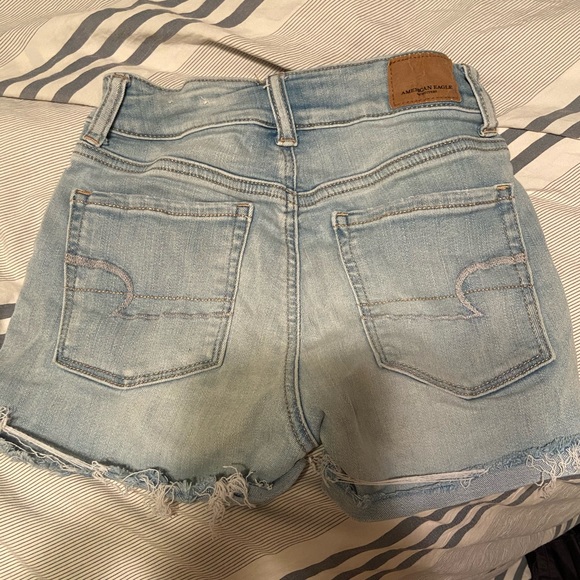 American Eagle high rise jean shorts - Picture 2 of 3